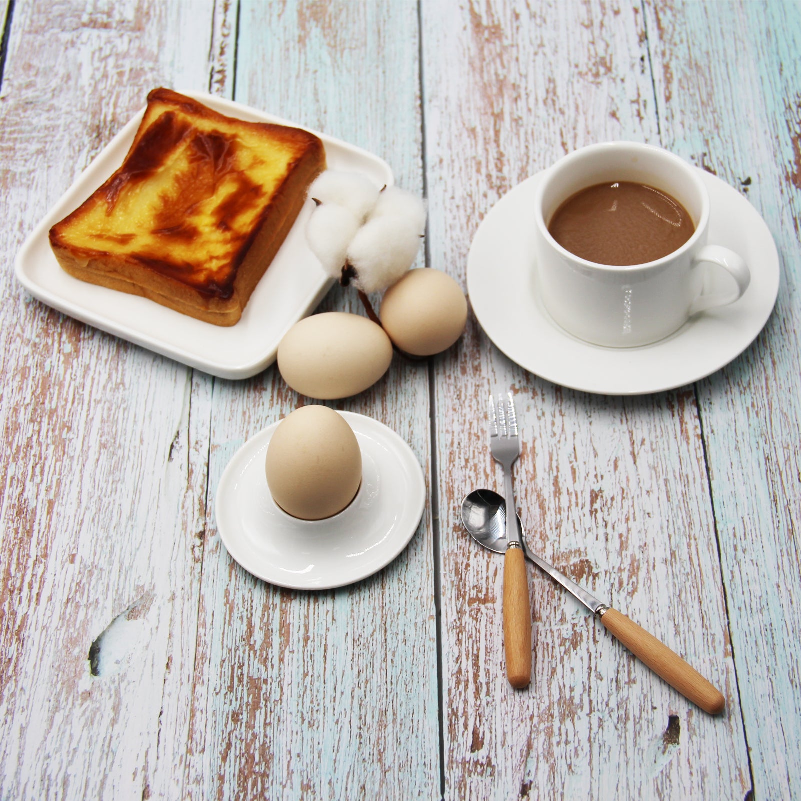CE Compass Egg Cup Holder Set (2 Piece Sets) - Stainless Steel Egg