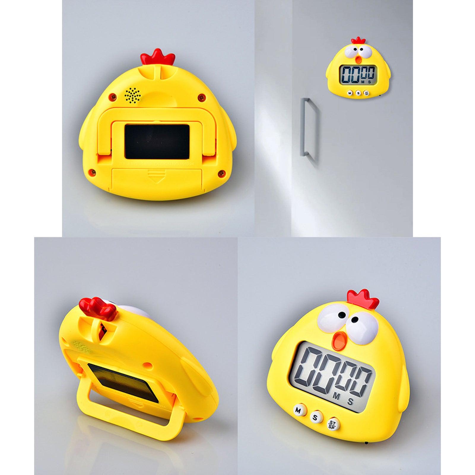 JAMOR 2 Pieces of Chicken Timer Set, Big Digital Loud Alarm, Magnetic –  JAMOR Official Store